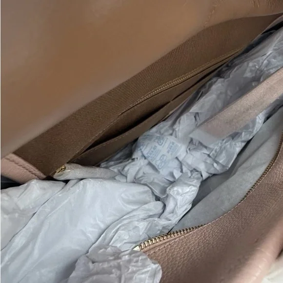 Marc Jacobs Rose Pink Medium Leather Tote Bag NEW! - Picture 7 of 14